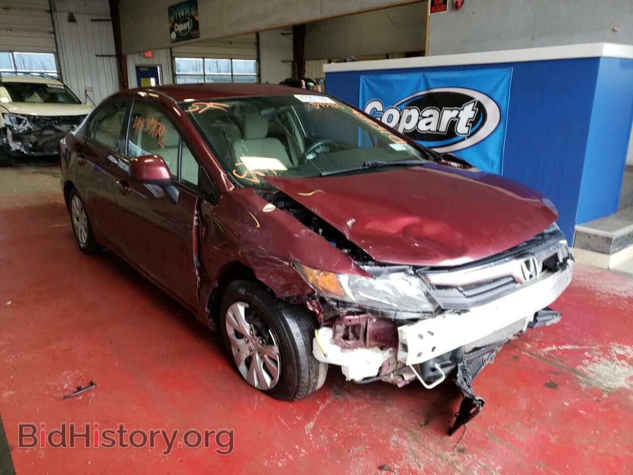 Фотография 2HGFB2F51CH543328 - HONDA CIVIC 2012