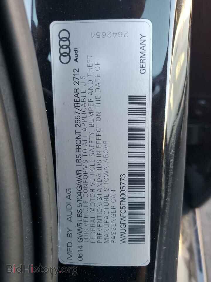 2015 AUDI A6 - VIN: WAUGFAFC5FN005773 - Фото 12
