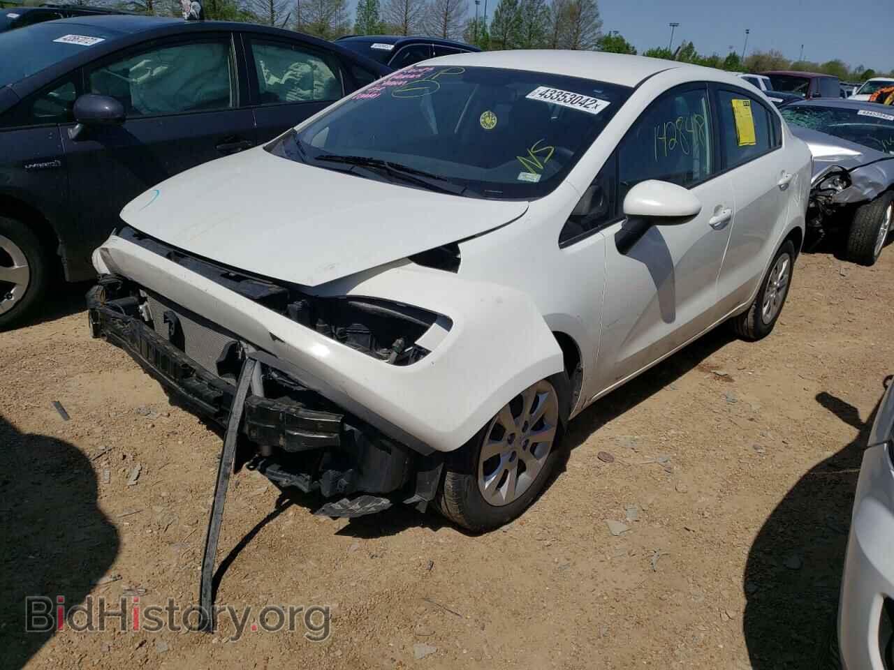 2012 KIA RIO - VIN: KNADM4A37C6052245 - Фото 2