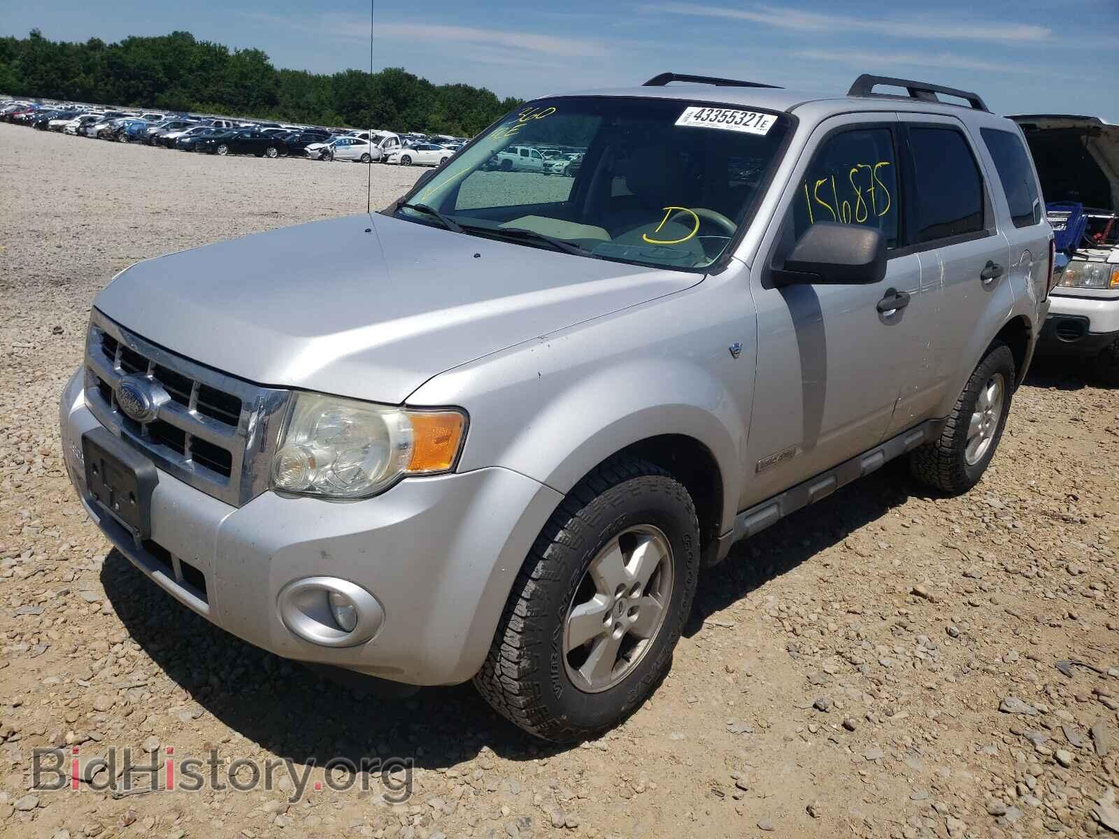 2008 FORD ESCAPE - VIN: 1FMCU03178KB76237 - Фото 2