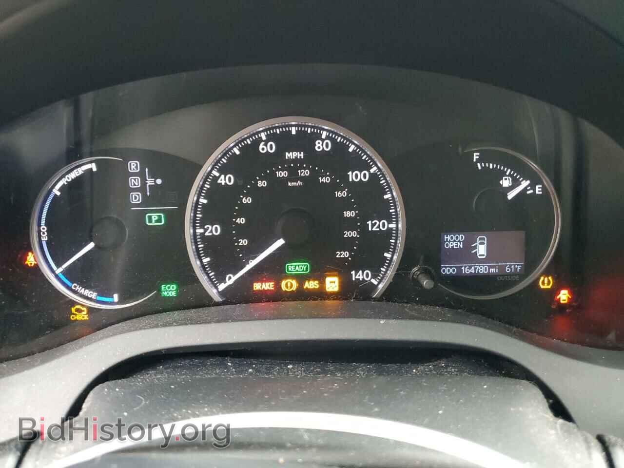 2012 LEXUS CT 200 - VIN: JTHKD5BH8C2058426 - Фото 9