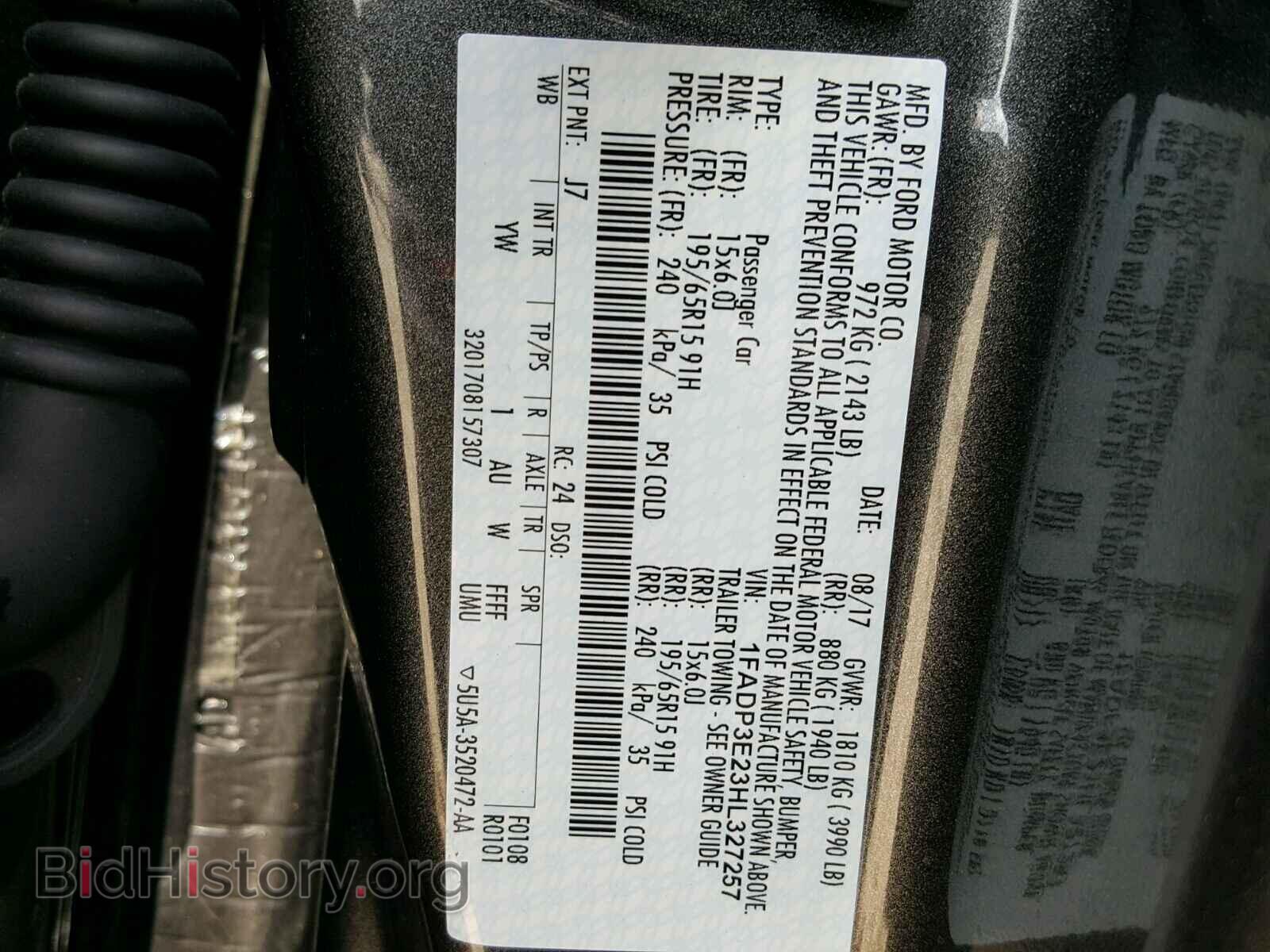 2017 FORD FOCUS - VIN: 1FADP3E23HL327257 - Photo 10