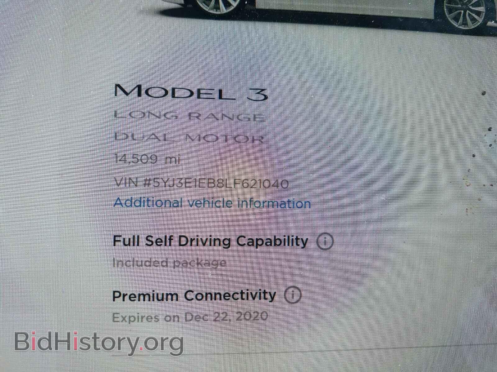 2020 TESLA MODEL 3 - VIN: 5YJ3E1EB8LF621040 - Photo 8