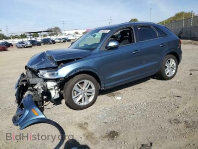 2017 Audi Q3 Premium, blue — VIN WA1BCCFS0HR016310, Copart