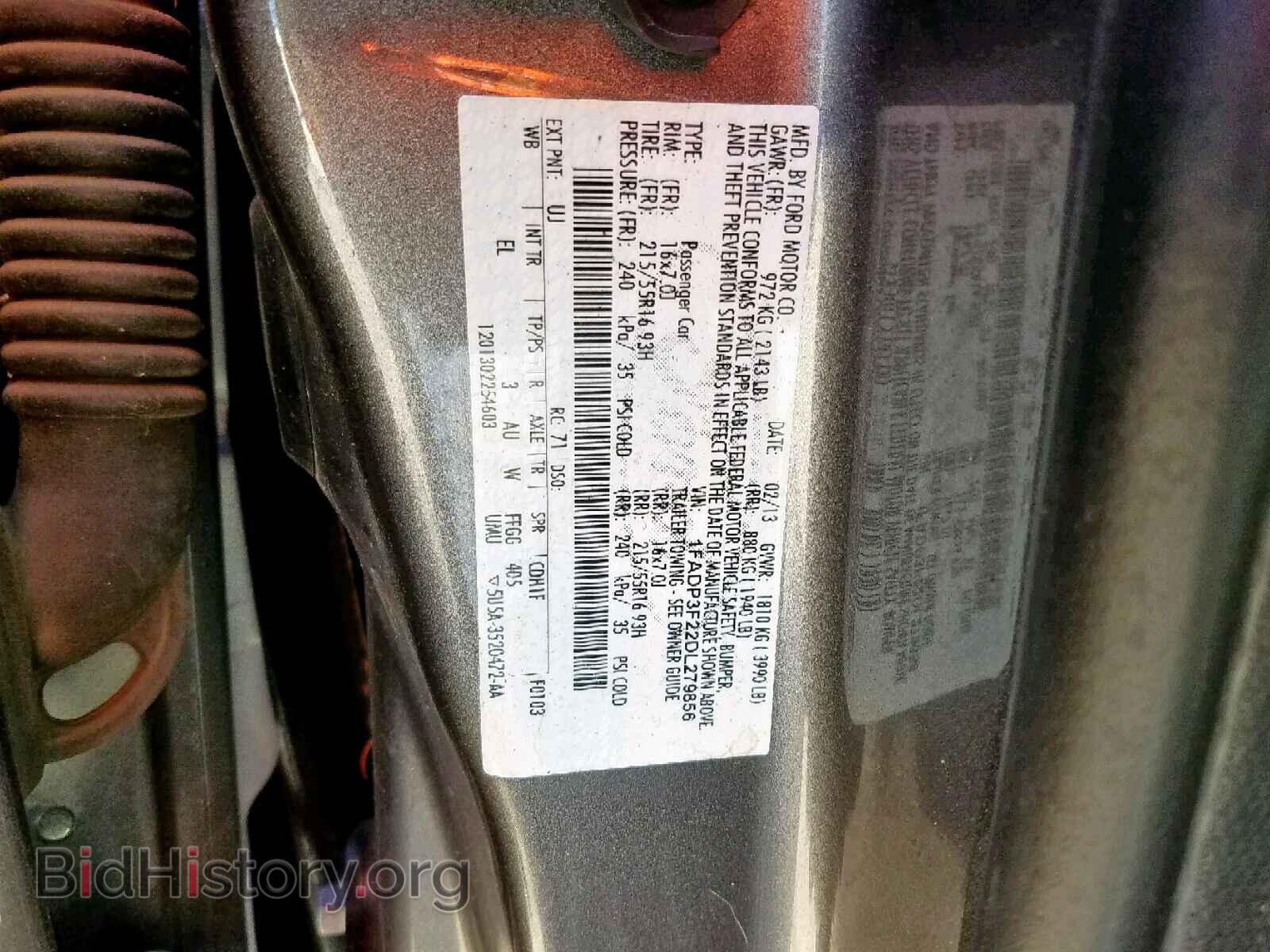 2013 FORD FOCUS SE - VIN: 1FADP3F22DL279856 - Фото 10