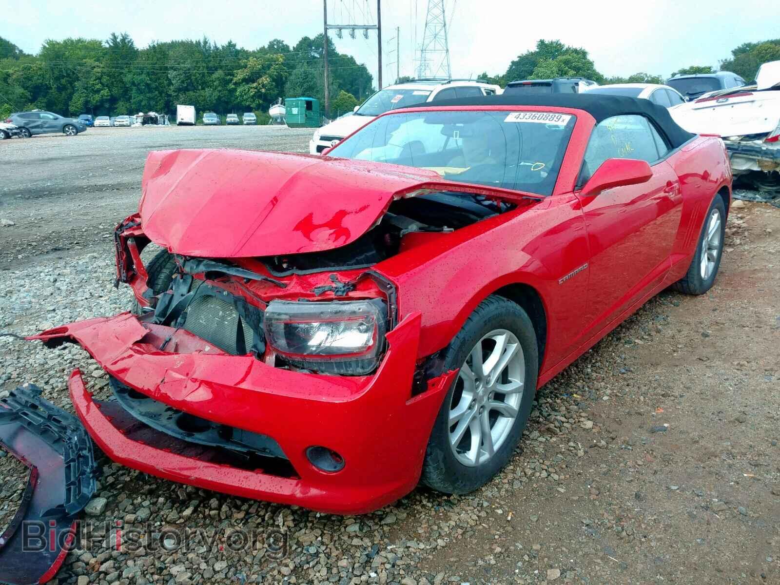 2014 CHEVROLET CAMARO - VIN: 2G1FB3D32E9233121 - Фото 2