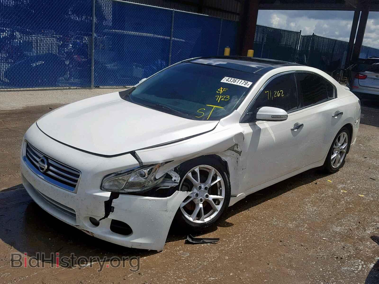 2013 NISSAN MAXIMA S - VIN: 1N4AA5AP7DC830804 - Фото 2