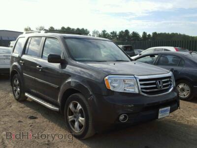 2014 Honda PILOT, brown — VIN 5FNYF4H53EB002763, Copart