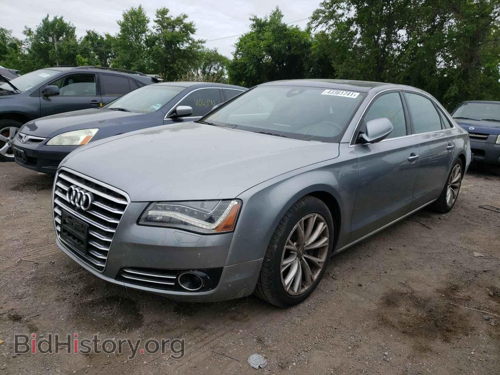 2014 AUDI A8 - VIN: WAURGAFD1EN003418 - Фото 2