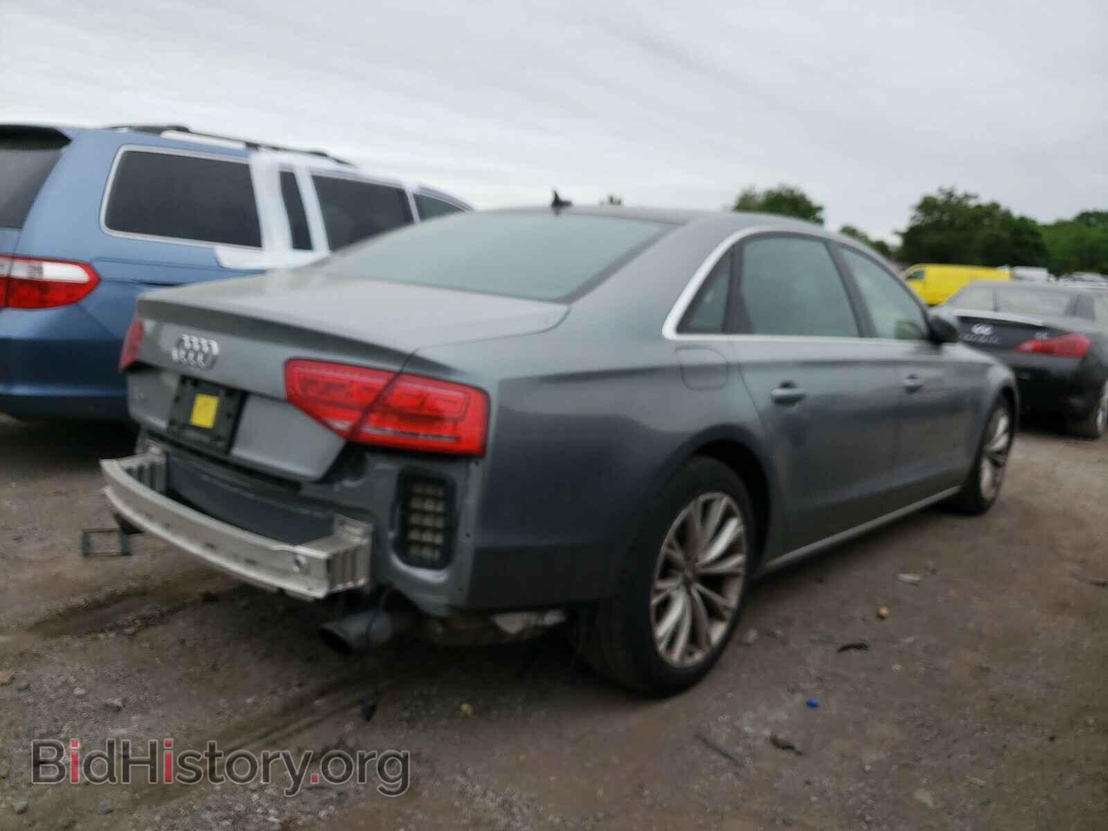 2014 AUDI A8 - VIN: WAURGAFD1EN003418 - Фото 4