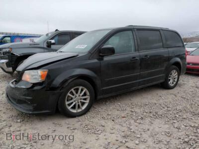 2016 Dodge CARAVAN SXT, черный — VIN 2C4RDGCG9GR321046, Copart