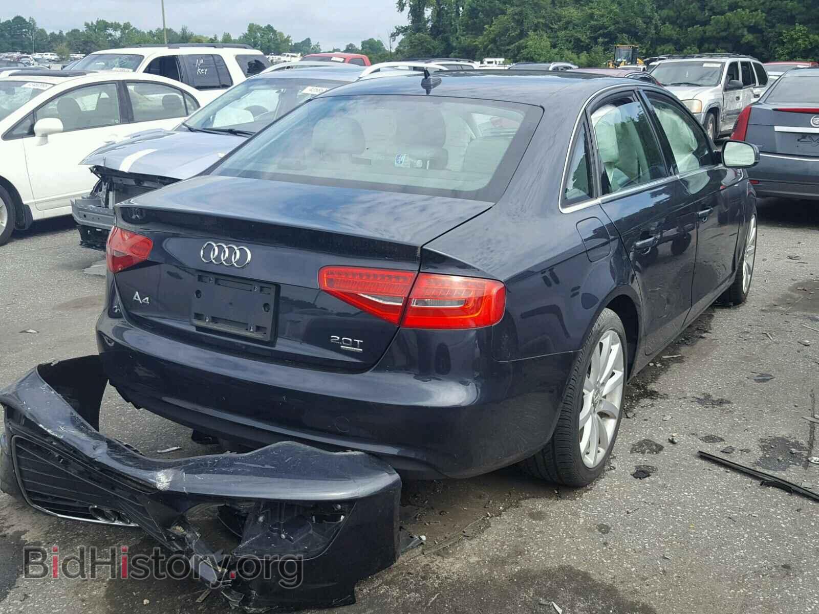 2013 AUDI A4 - VIN: WAUFFAFL3DN039087 - Фото 4