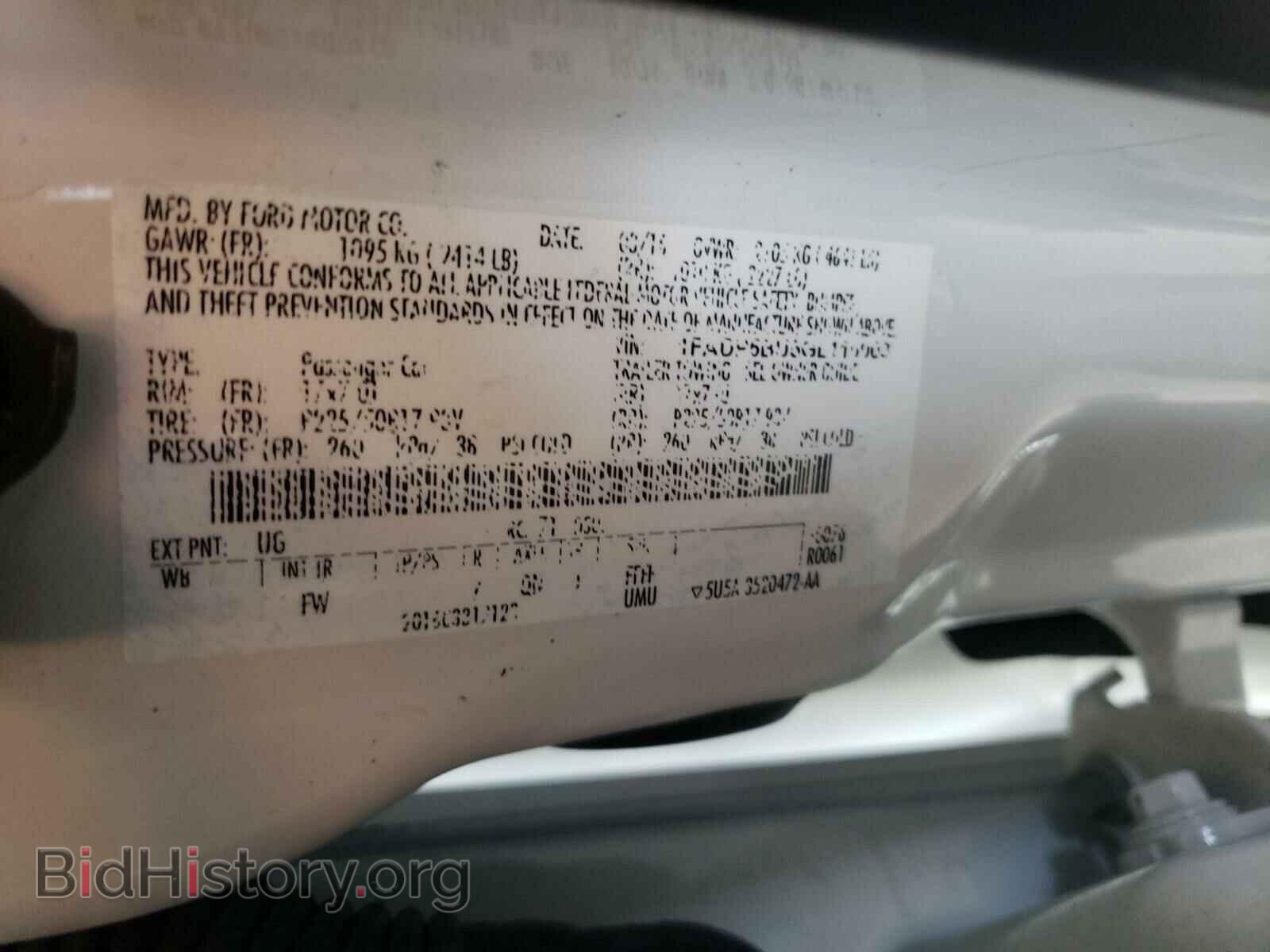 2016 FORD CMAX - VIN: 1FADP5BU5GL110003 - Фото 10