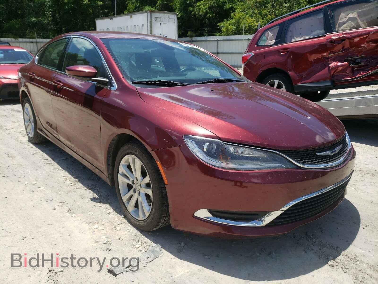 Фотография 1C3CCCAB0FN603875 - CHRYSLER 200 2015