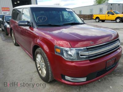 2013 Ford FLEX Flex SEL, красный — VIN 2FMHK6C81DBD32000, Copart