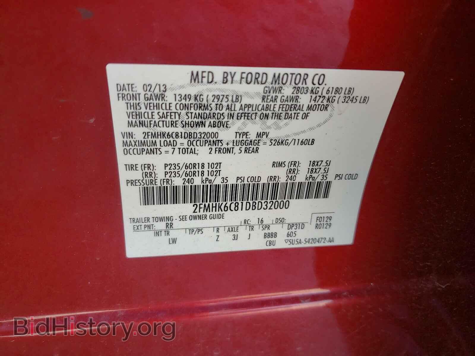 2013 FORD FLEX - VIN: 2FMHK6C81DBD32000 - Photo 10