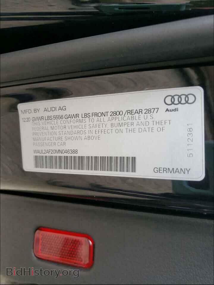 2021 AUDI A6 - VIN: WAUL2AF20MN046388 - Фото 10