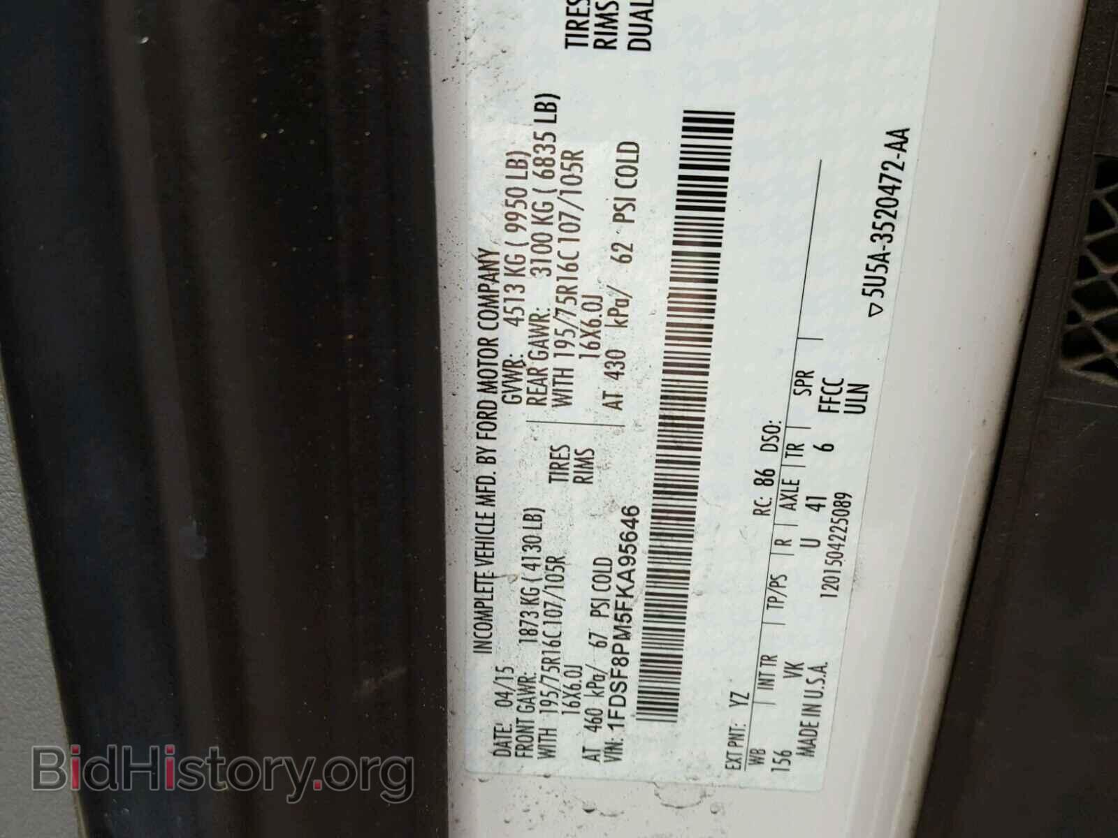 2015 FORD TRANSIT CO - VIN: 1FDSF8PM5FKA95646 - Фото 10