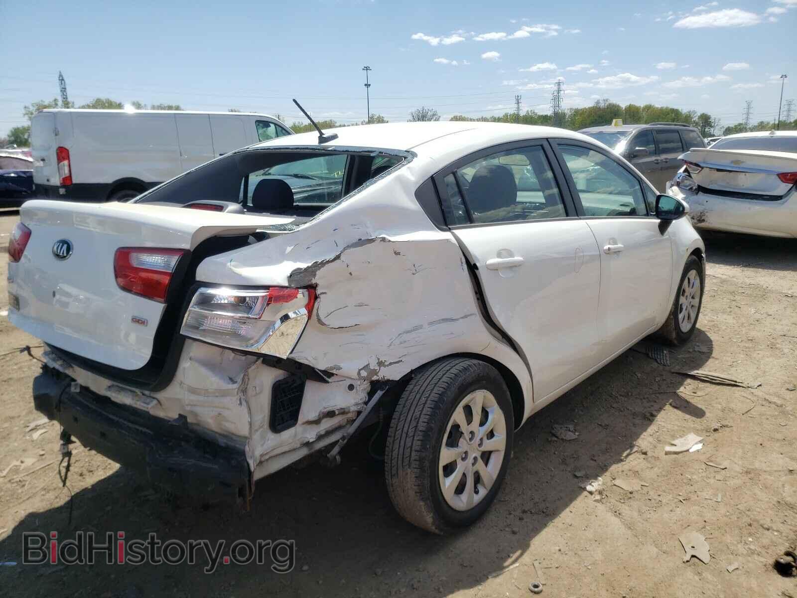 2014 KIA RIO - VIN: KNADM4A35E6326240 - Фото 4