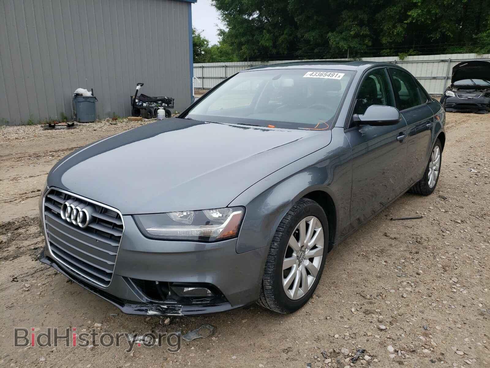 2014 AUDI A4 - VIN: WAUBFAFL2EN000877 - Фото 2
