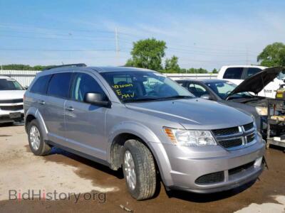 2017 Dodge JOURNEY SE, серый — VIN 3C4PDCAB2HT662097, Copart