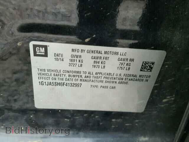 2015 CHEVROLET SONIC - VIN: 1G1JA5SH6F4132997 - Photo 10