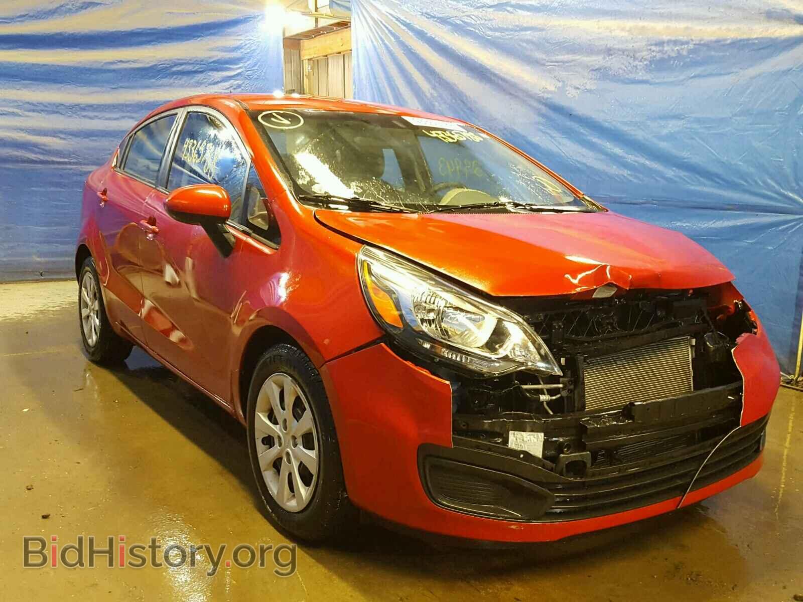 Фотография KNADN4A33E6419870 - KIA RIO 2014