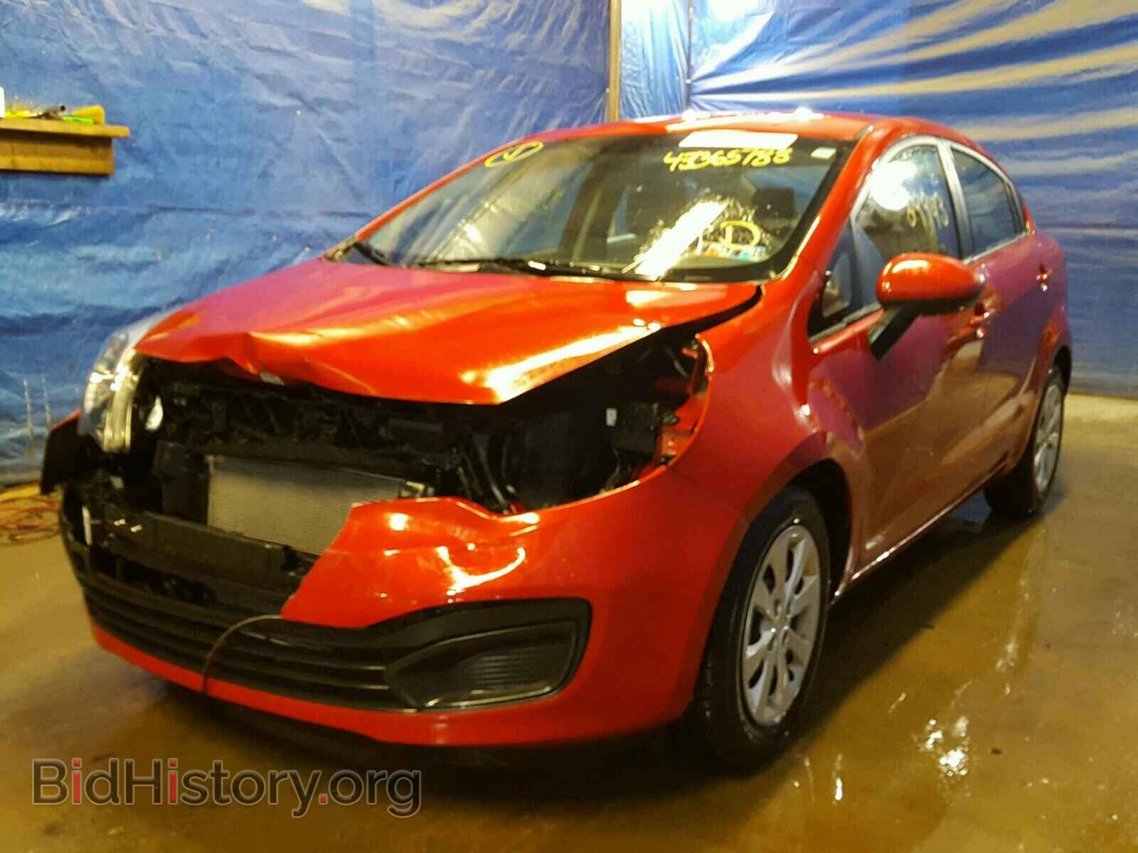 2014 KIA RIO - VIN: KNADN4A33E6419870 - Фото 2