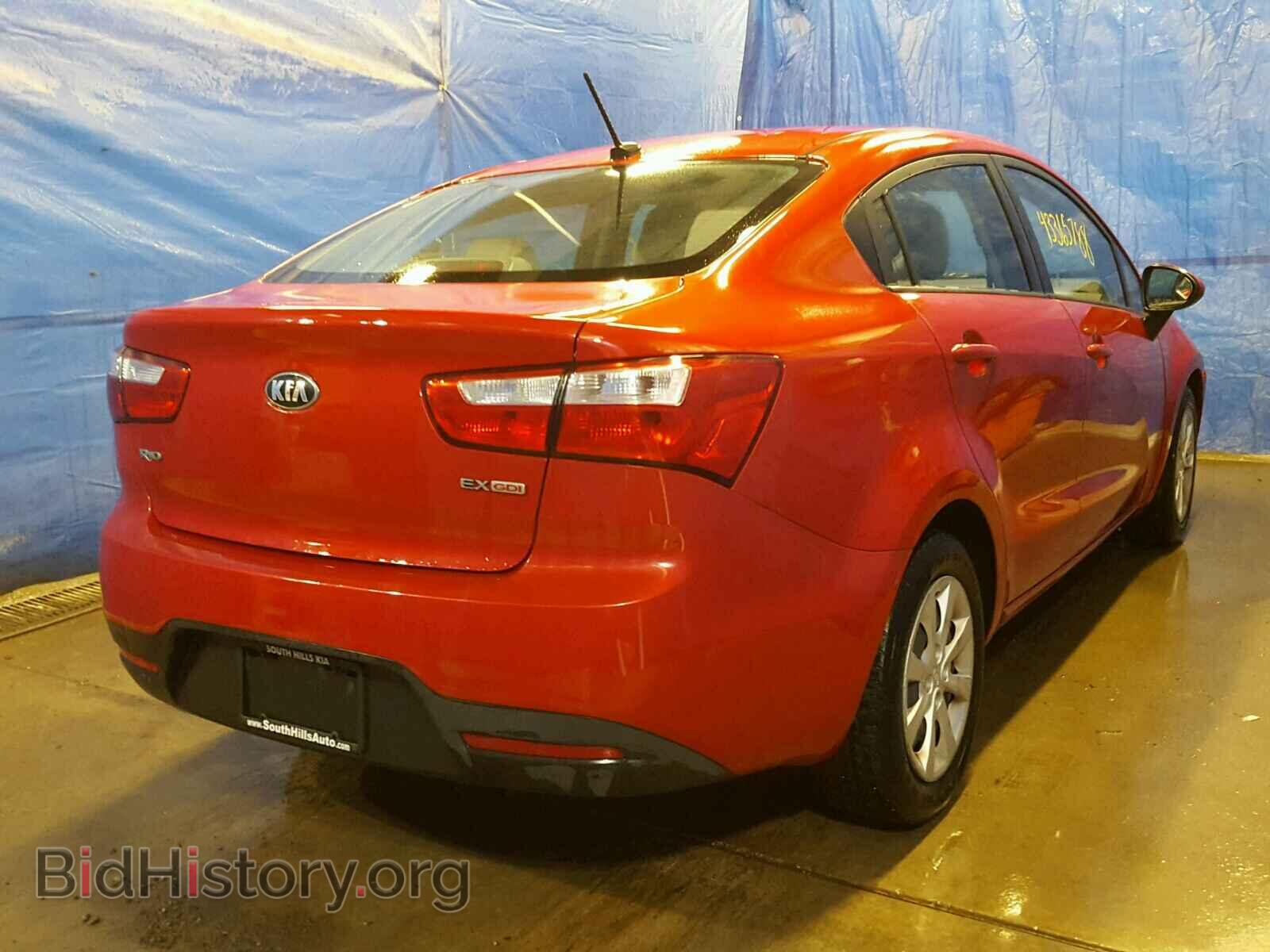 2014 KIA RIO - VIN: KNADN4A33E6419870 - Фото 4