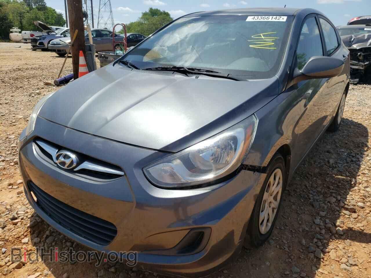 2013 HYUNDAI ACCENT - VIN: KMHCT4AEXDU389441 - Фото 2