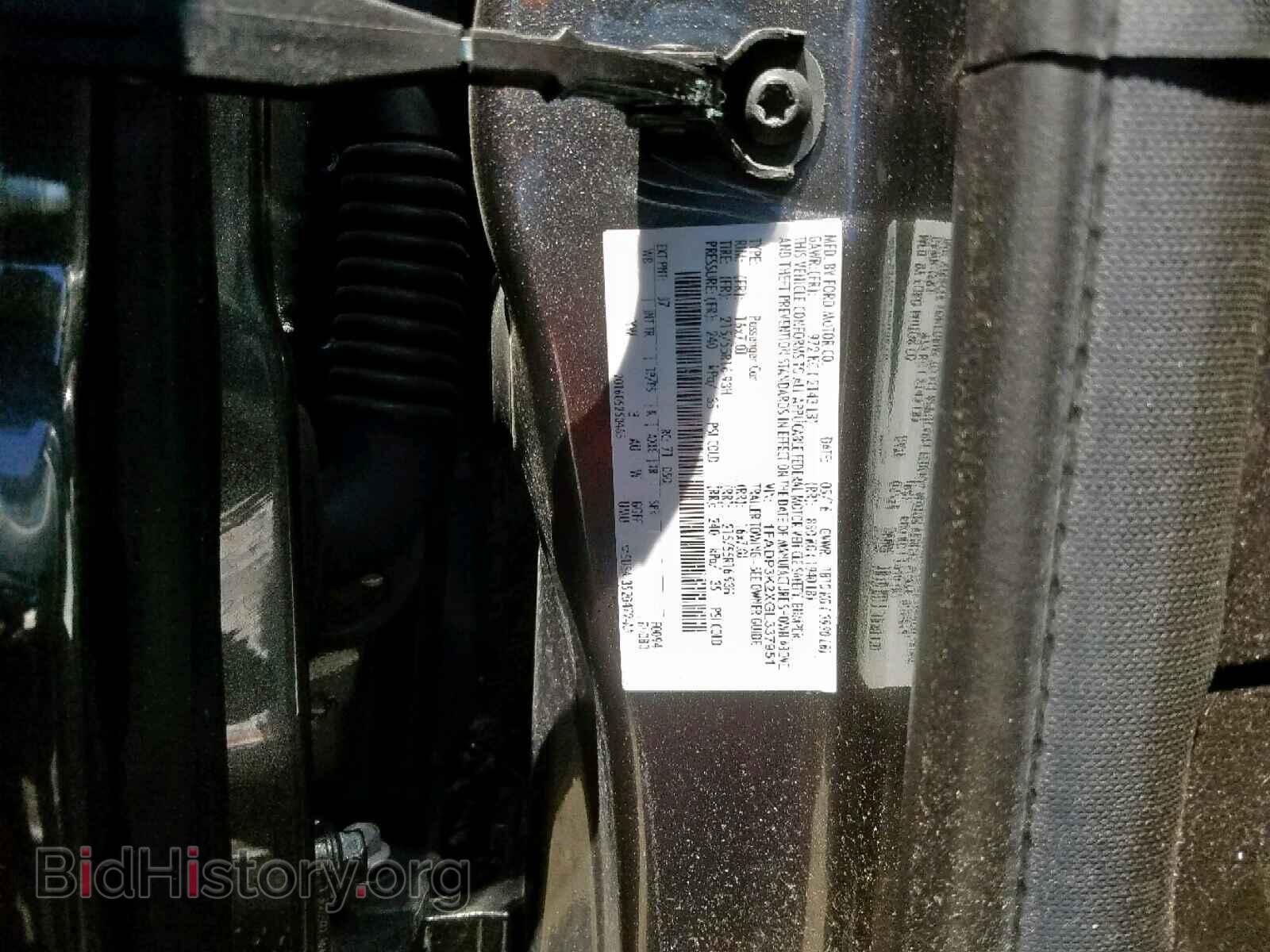 2016 FORD FOCUS SE - VIN: 1FADP3K2XGL337951 - Фото 10