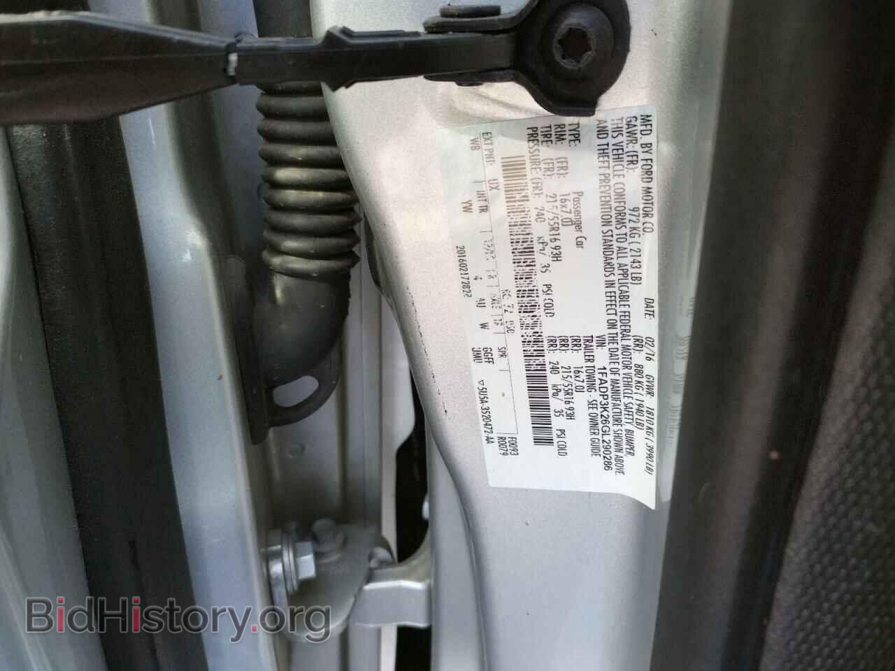 2016 FORD FOCUS - VIN: 1FADP3K26GL290286 - Photo 10