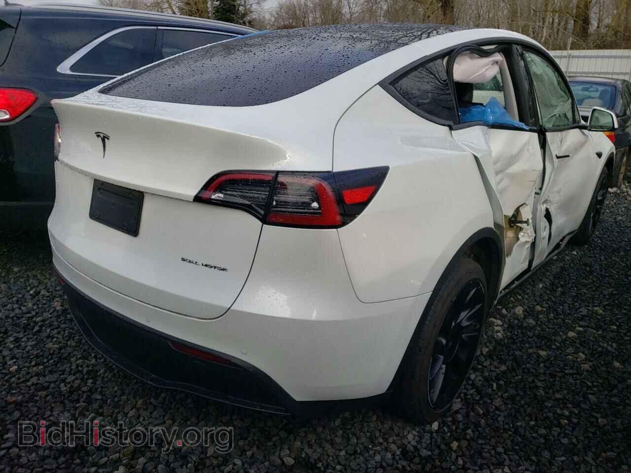 2021 TESLA MODEL Y - VIN: 5YJYGDEEXMF199396 - Фото 3