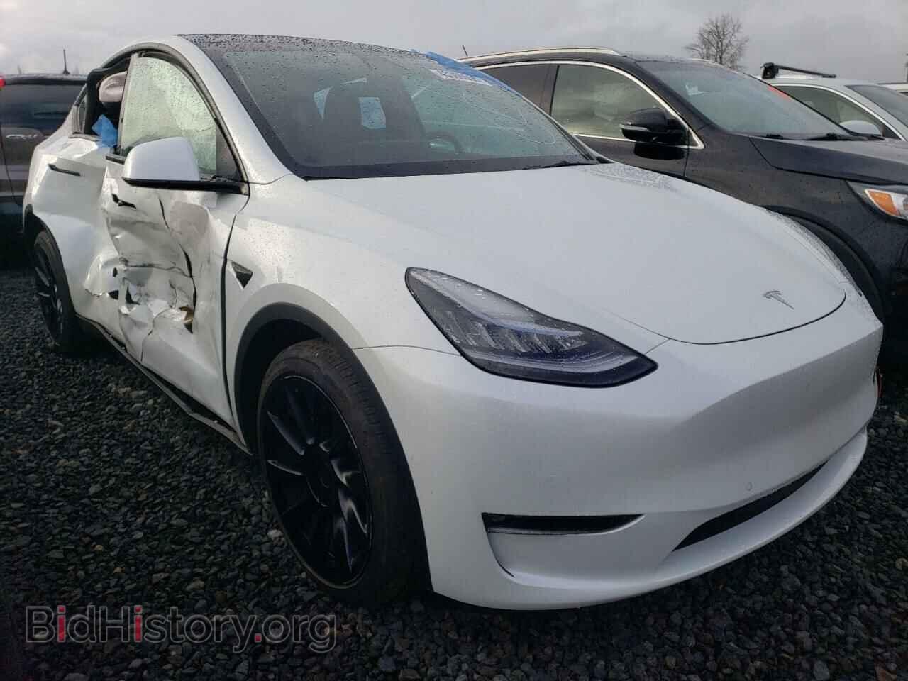 2021 TESLA MODEL Y - VIN: 5YJYGDEEXMF199396 - Фото 4