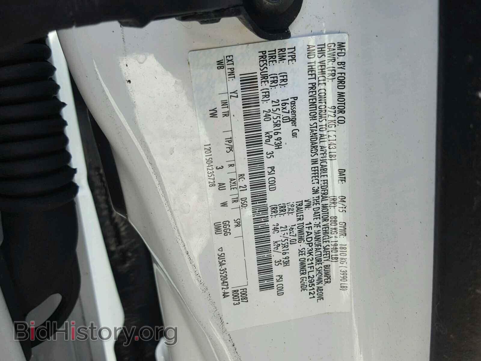 2015 FORD FOCUS - VIN: 1FADP3K21FL295121 - Photo 10