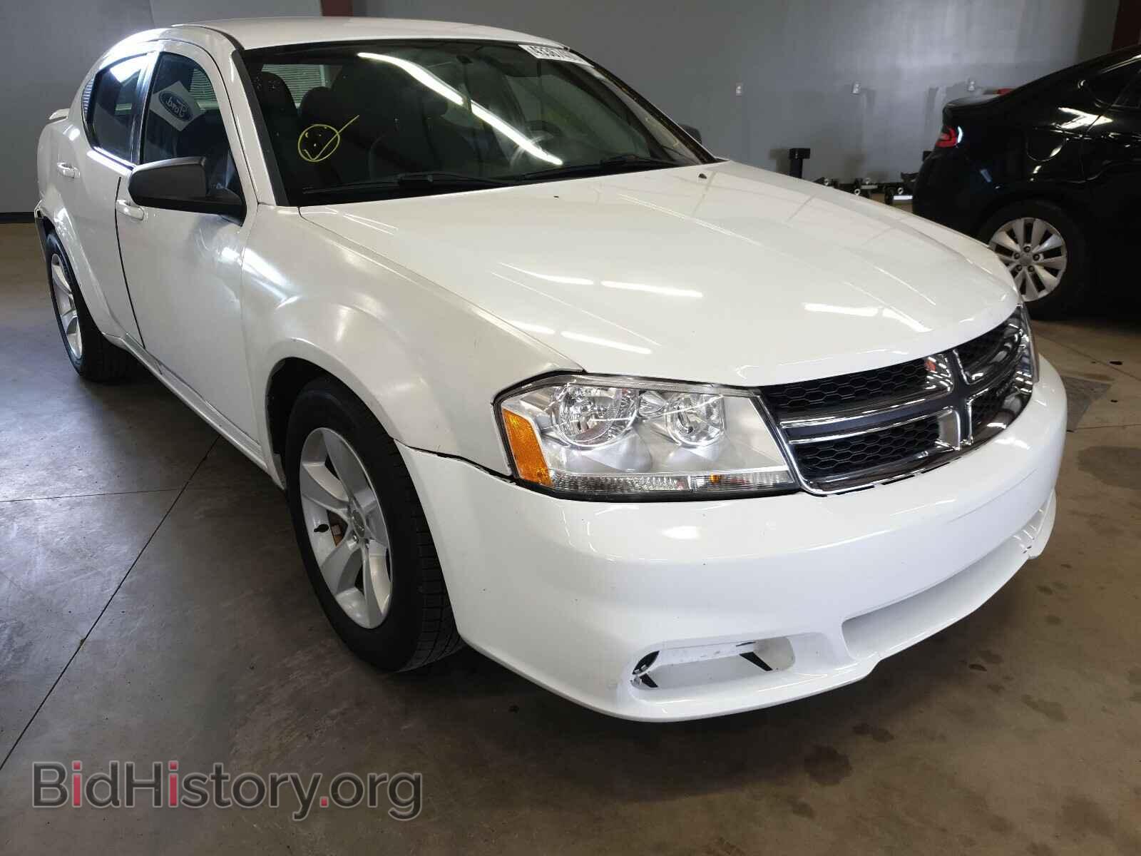 Photo 1C3CDZAGXCN255834 - DODGE AVENGER 2012
