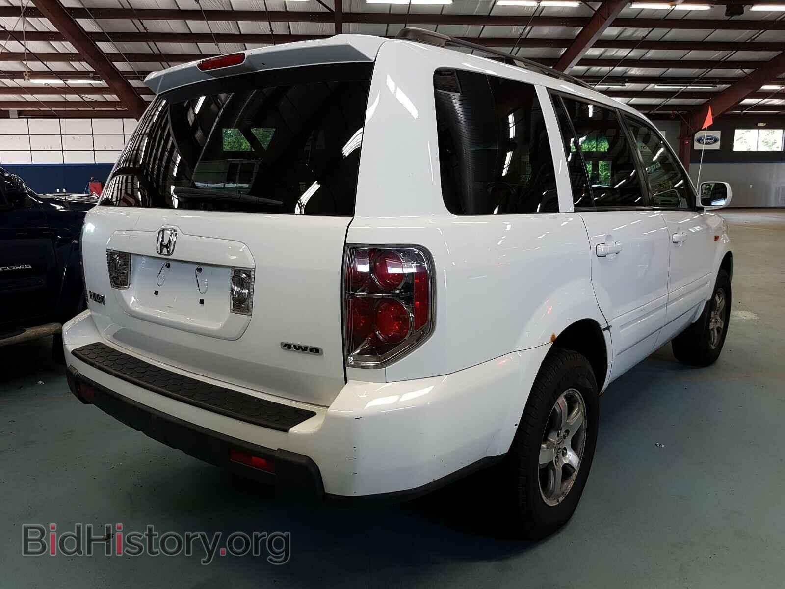 2007 HONDA PILOT - VIN: 2HKYF18587H519995 - Фото 4