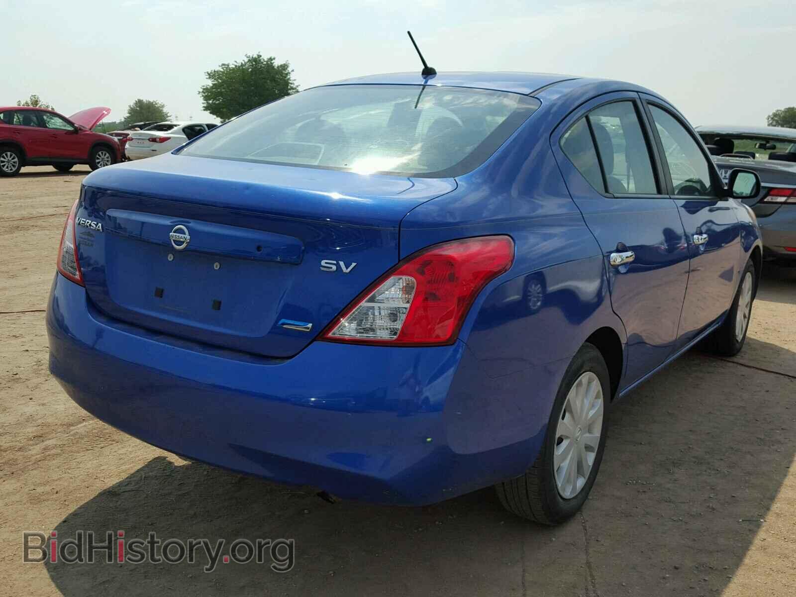 2012 NISSAN VERSA - VIN: 3N1CN7AP5CL934202 - Фото 4