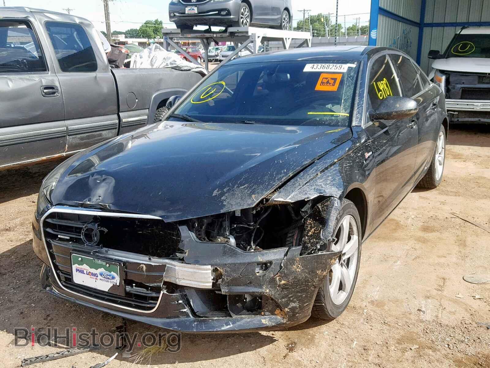 2012 AUDI A6 - VIN: WAUGGAFC2CN125121 - Фото 2