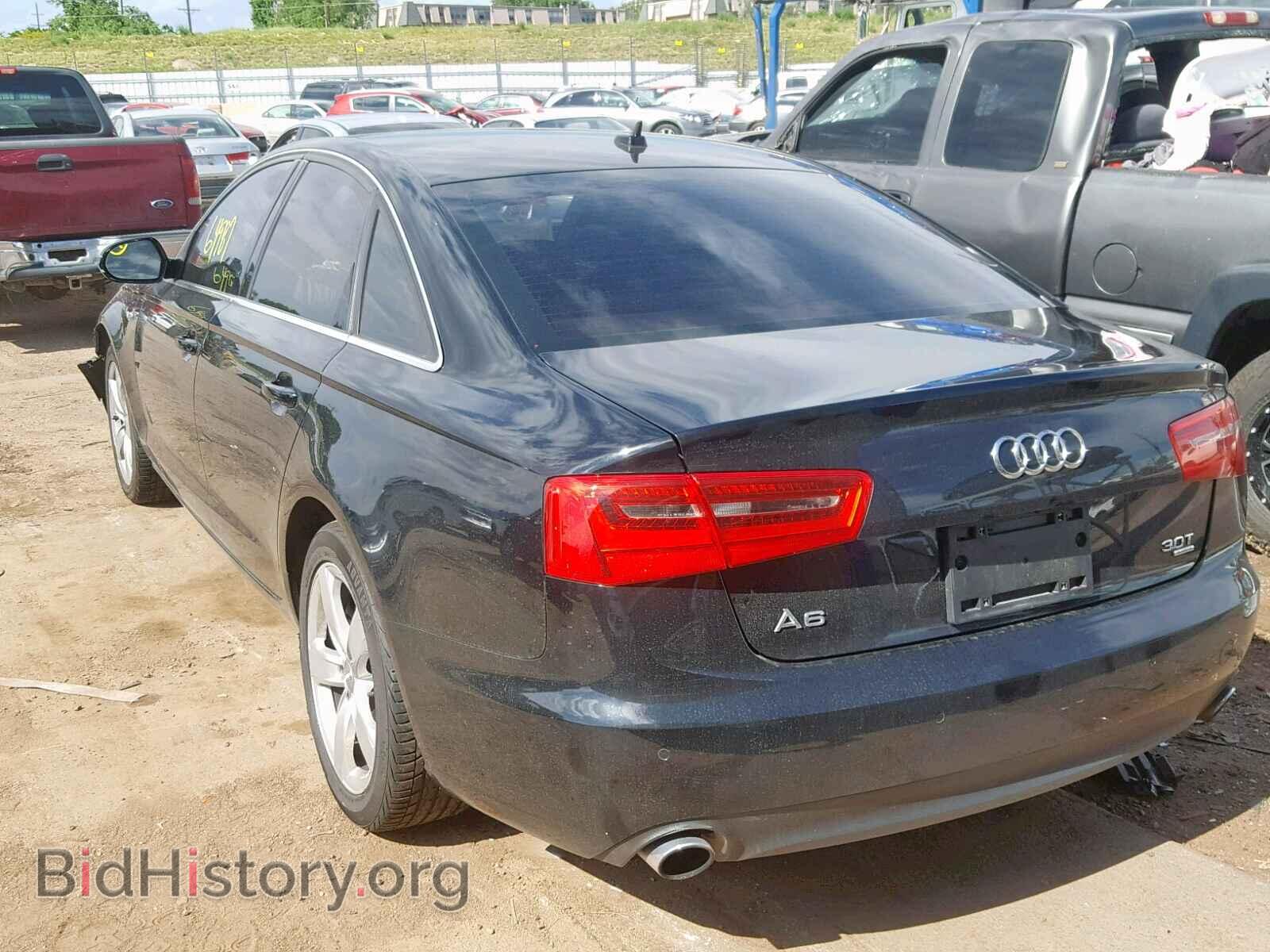 2012 AUDI A6 - VIN: WAUGGAFC2CN125121 - Фото 3