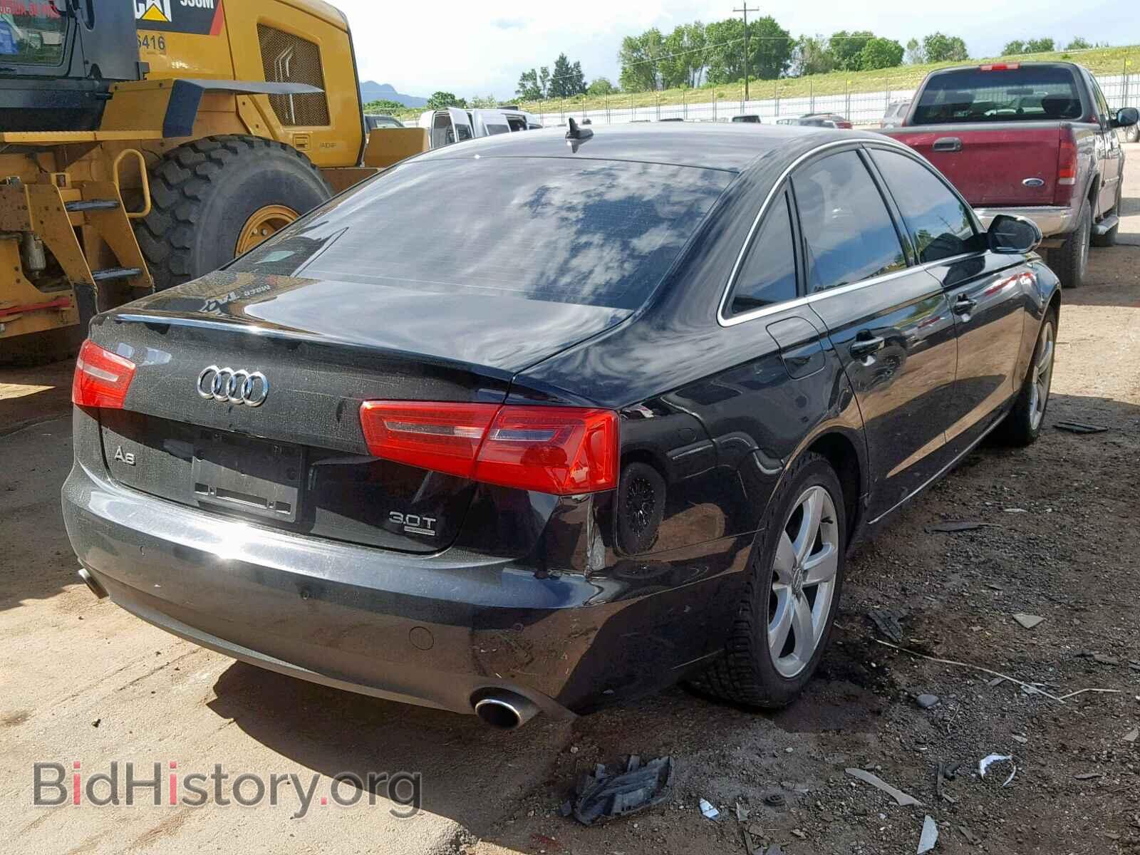 2012 AUDI A6 - VIN: WAUGGAFC2CN125121 - Фото 4