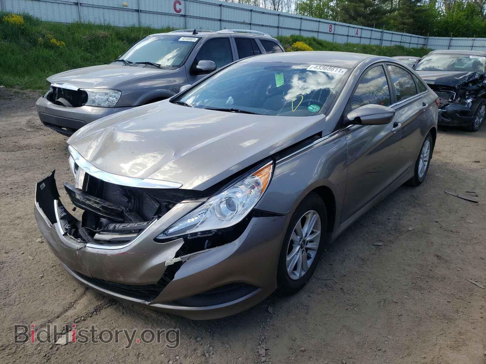 2014 HYUNDAI SONATA - VIN: 5NPEB4AC7EH902610 - Фото 2