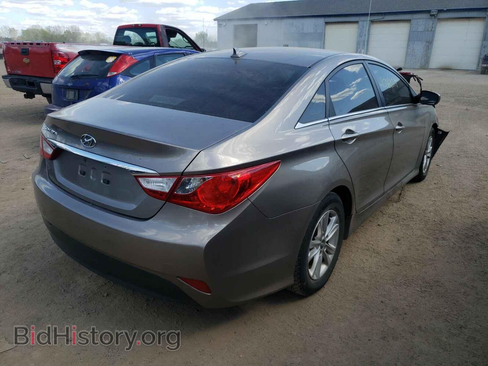 2014 HYUNDAI SONATA - VIN: 5NPEB4AC7EH902610 - Фото 4