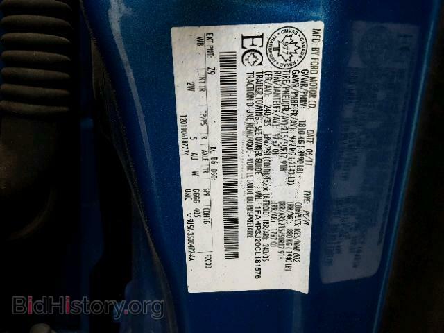 2012 FORD FOCUS - VIN: 1FAHP3J20CL181576 - Фото 10