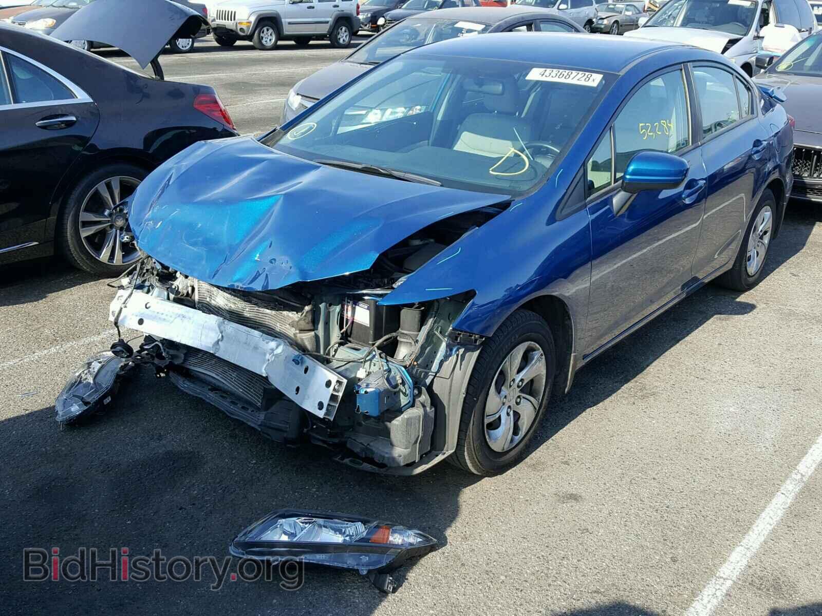 2015 HONDA CIVIC LX - VIN: 19XFB2F56FE249843 - Фото 2