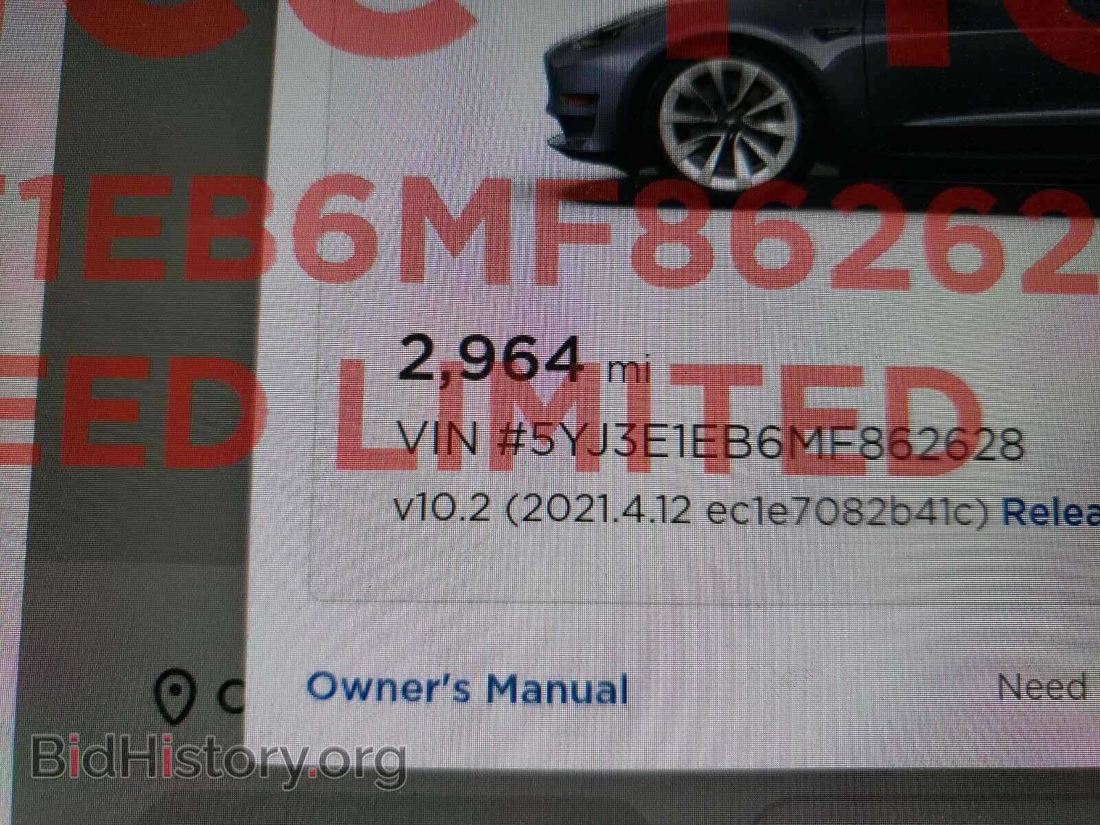 2021 TESLA MODEL 3 - VIN: 5YJ3E1EB6MF862628 - Photo 8