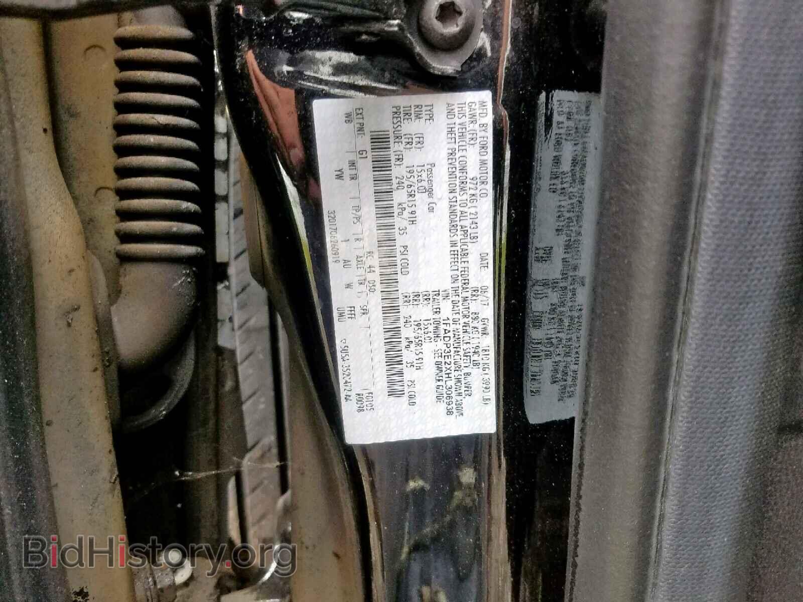 2017 FORD FOCUS - VIN: 1FADP3E2XHL306938 - Фото 10