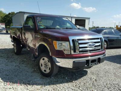 2010 Ford F150, темно-бордовый — VIN 1FTMF1EW7AFD04248, Copart