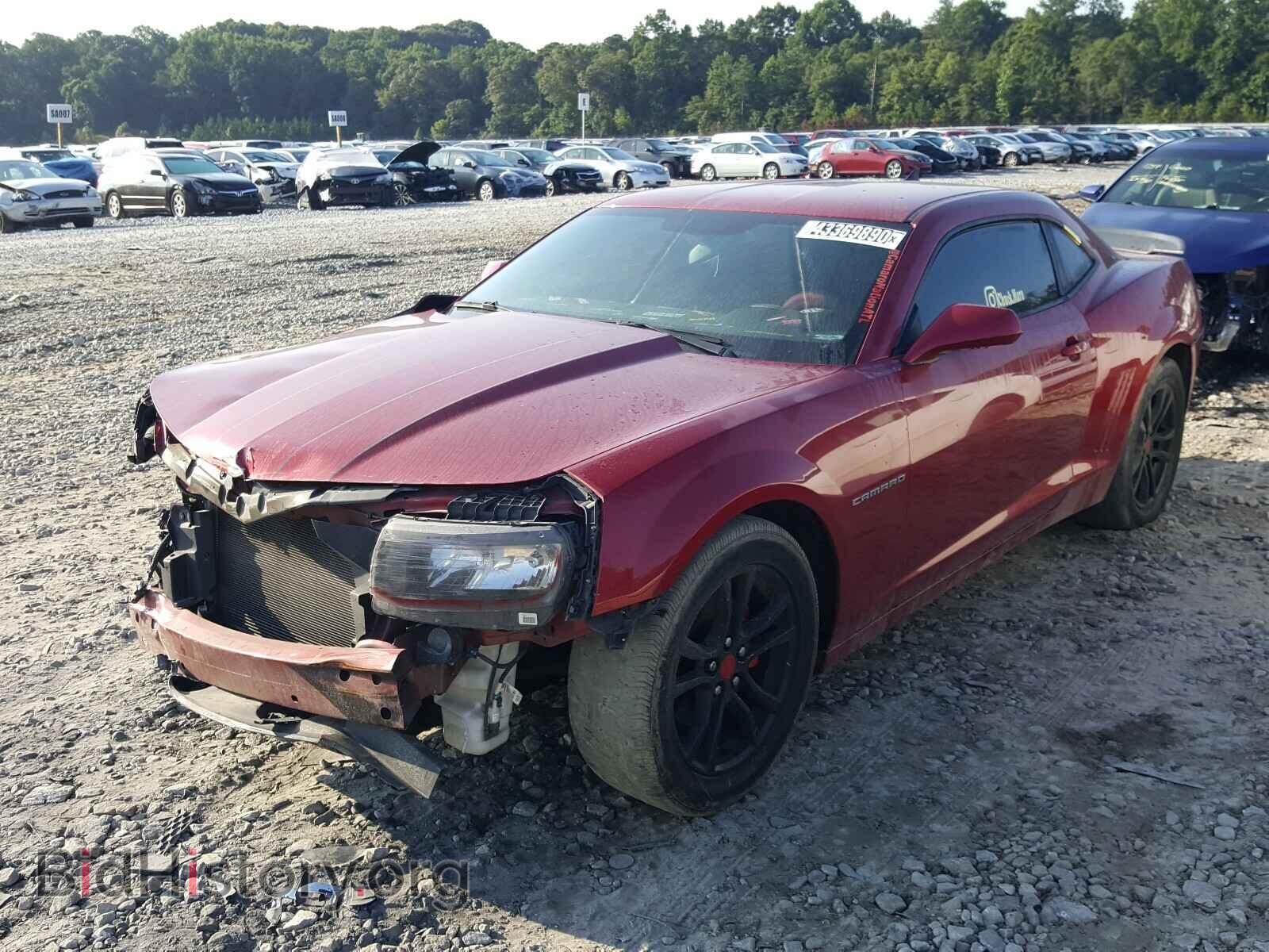 2014 CHEVROLET CAMARO - VIN: 2G1FB1E37E9293866 - Фото 2