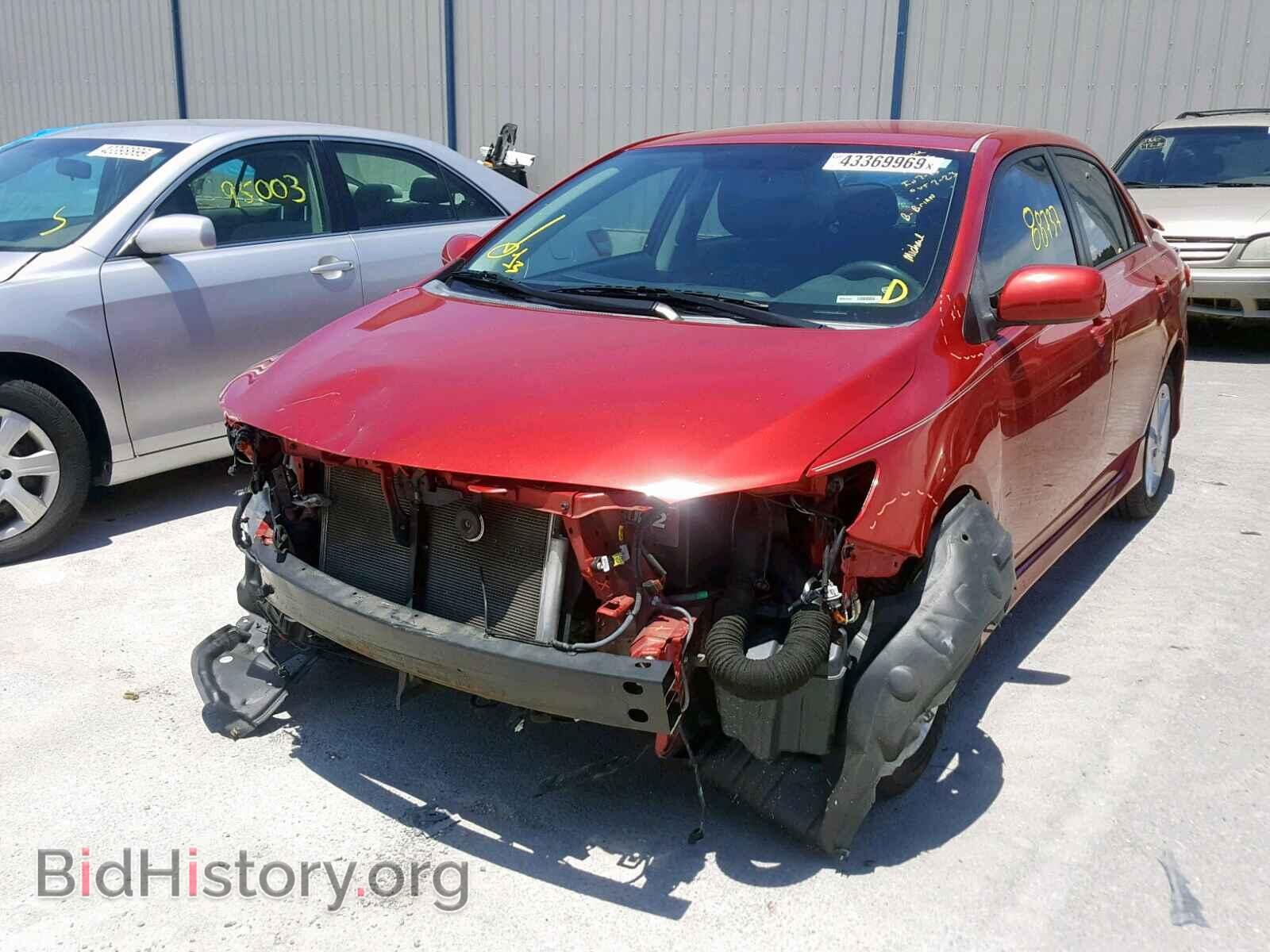 2011 TOYOTA COROLLA BA - VIN: 2T1BU4EE9BC740275 - Фото 2